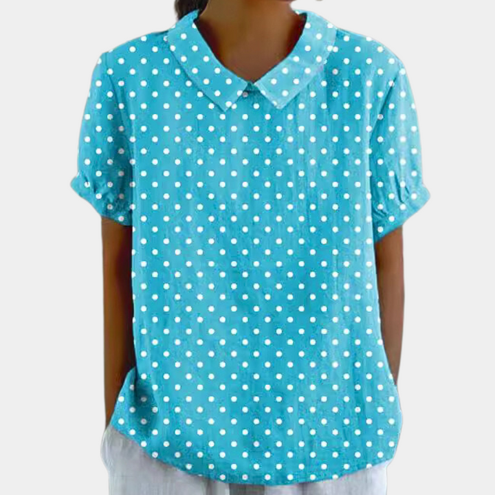 Women's Short Sleeve Blouse | Floral