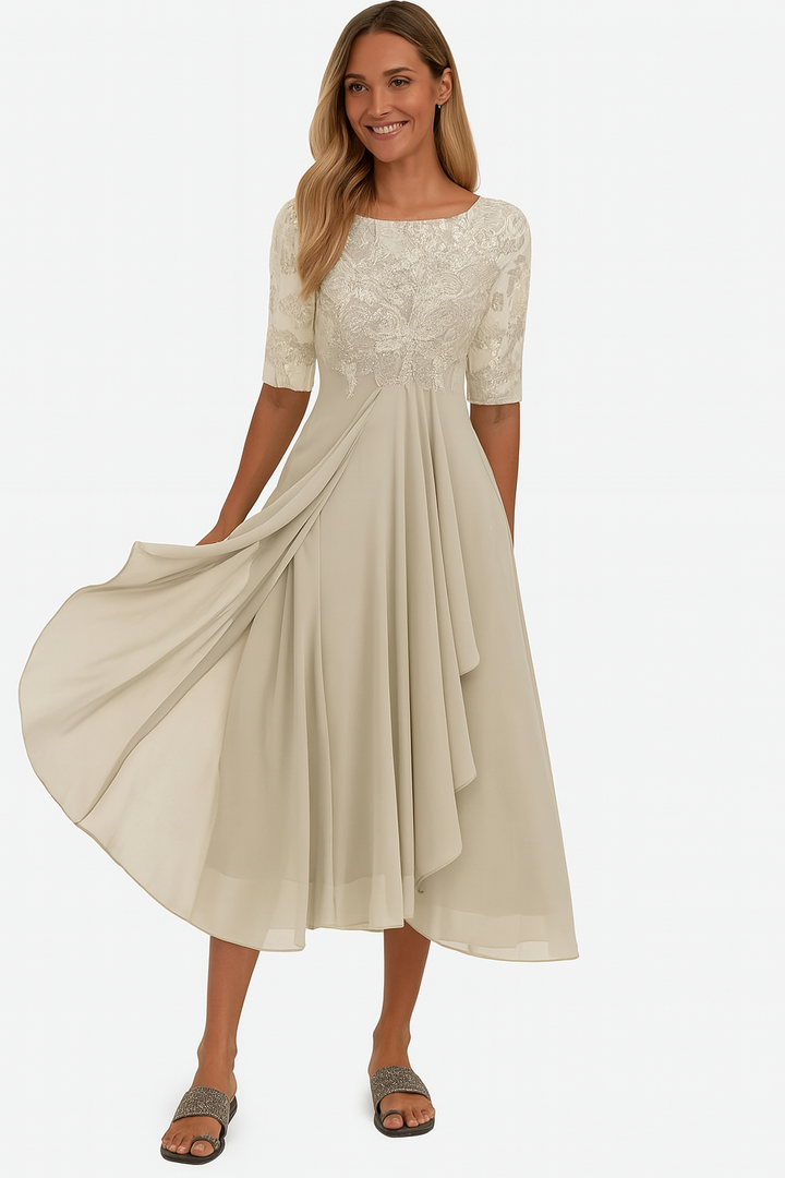 Women's Elegant Wedding Guest Dress | Midi