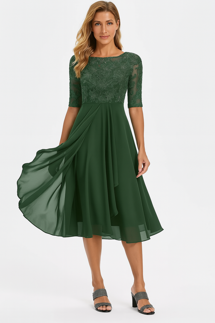 Women's Elegant Wedding Guest Dress | Midi
