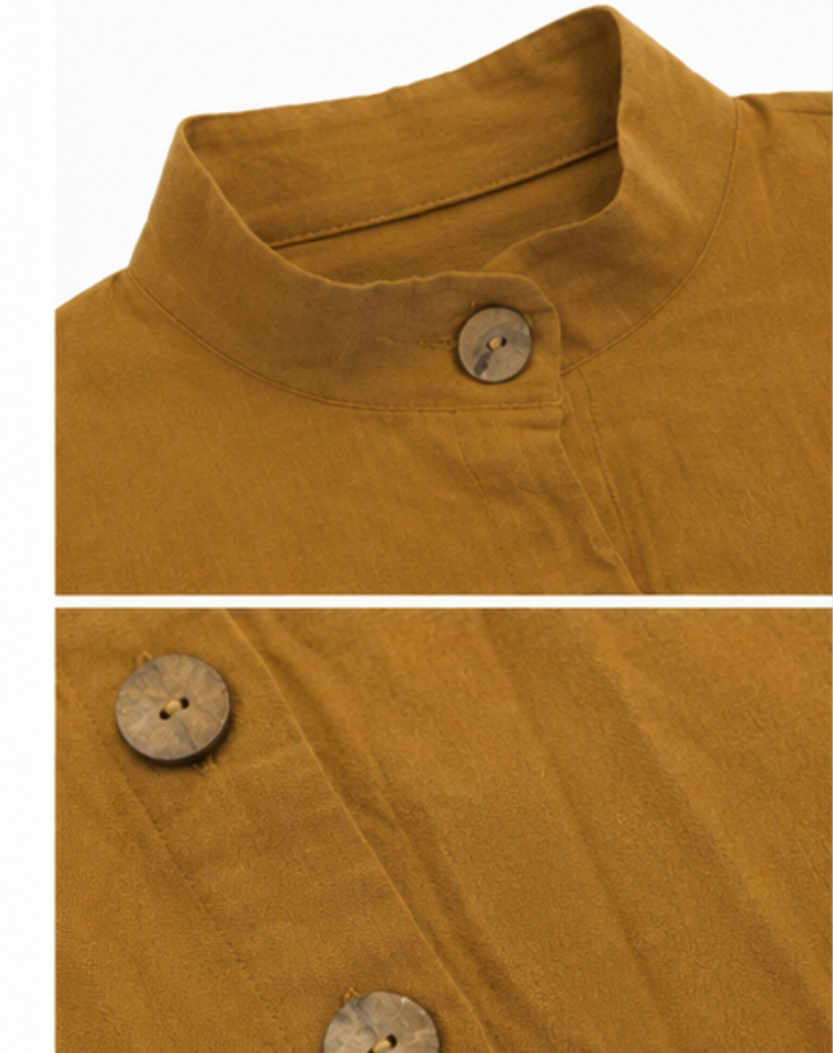 Women's Summer Relaxed Fit Shirt Dress | Midi
