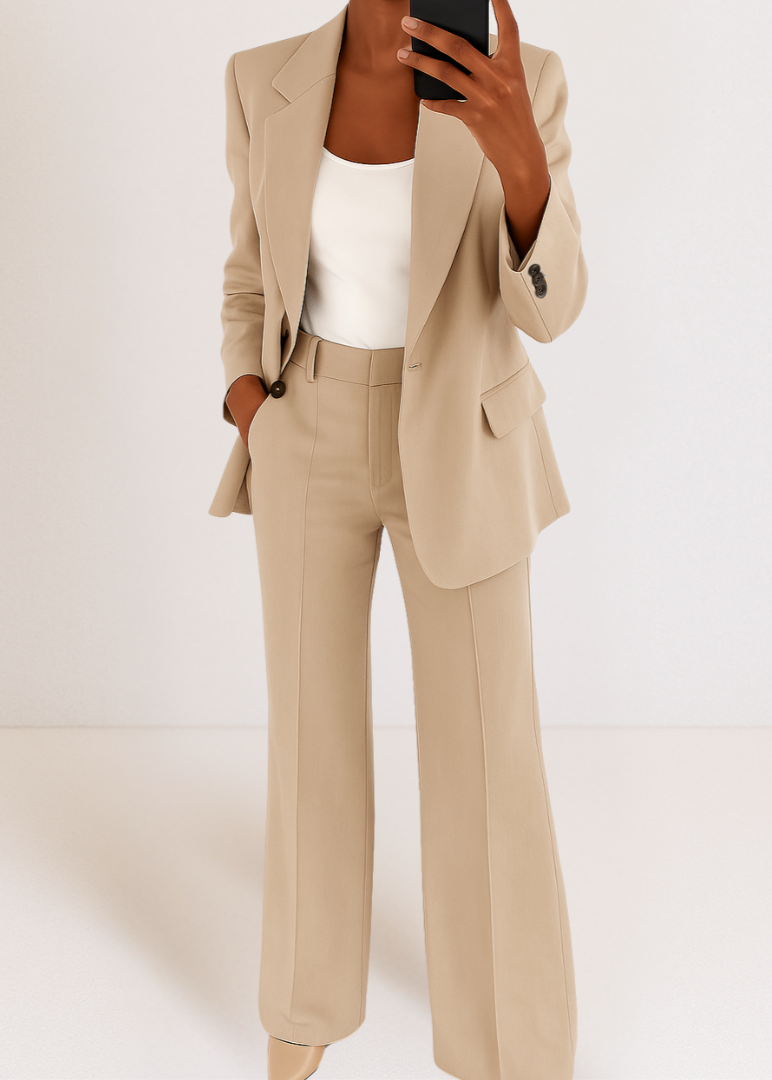 Women’s Elegant Tailored Blazer and Trouser Co-Ord Set | Two Piece