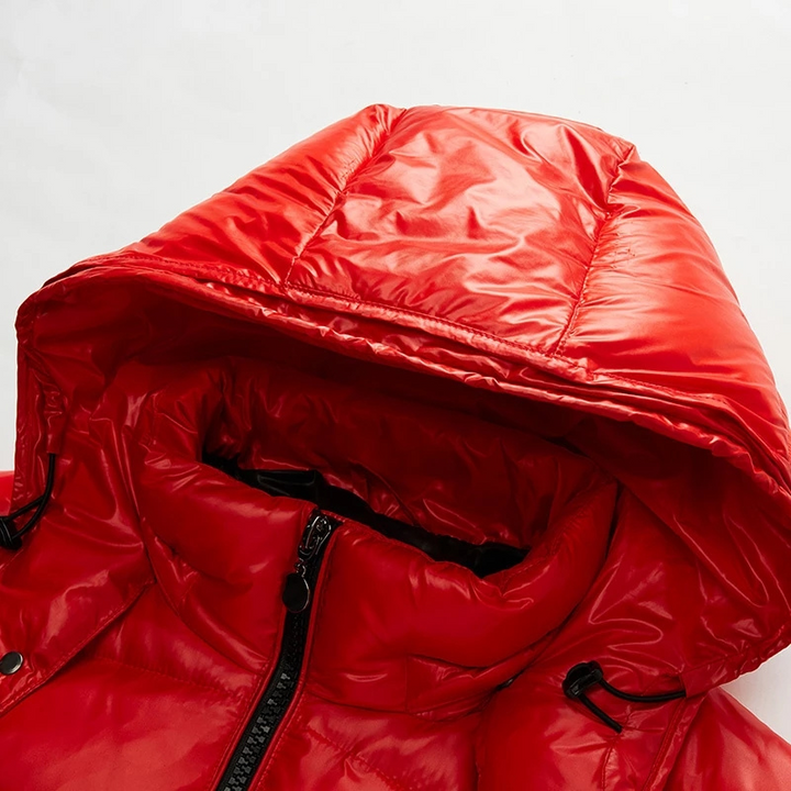 Women's Zip Up Winter Puffer Jacket | Hood