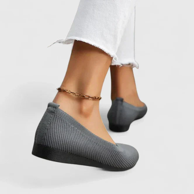 Women's Round Toe Flat Shoes | Slip On