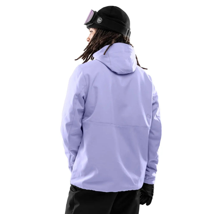 Veste de ski d’hiver à capuche pour homme | fermeture éclair