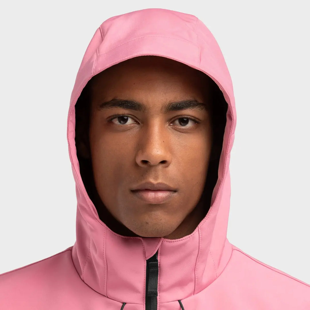 Veste de ski d’hiver à capuche pour homme | fermeture éclair