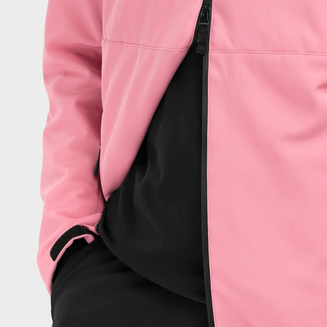 Veste de ski d’hiver à capuche pour homme | fermeture éclair