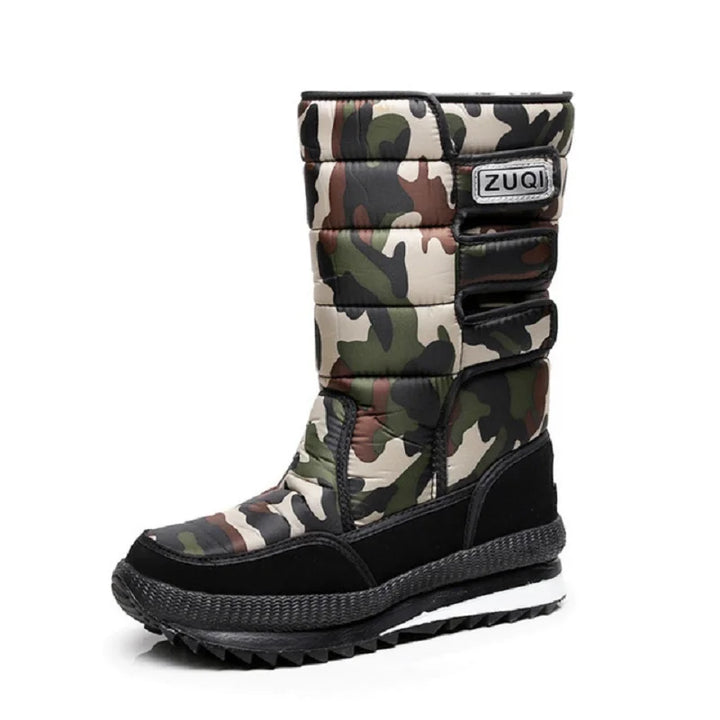 Bottes de neige matelassées à cordon de serrage pour femme | hiver