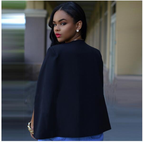 Women's Open Front Cape Blazer | Stylish