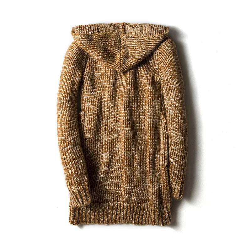 Long cardigan en maille pour femme | Hiver