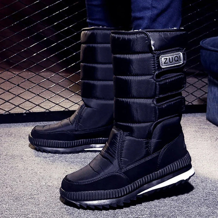 Bottes de neige matelassées à cordon de serrage pour femme | hiver