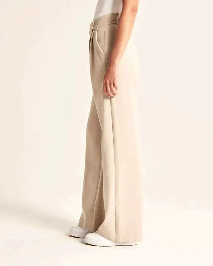 Women's High-Rise Casual Pants | Wide Leg