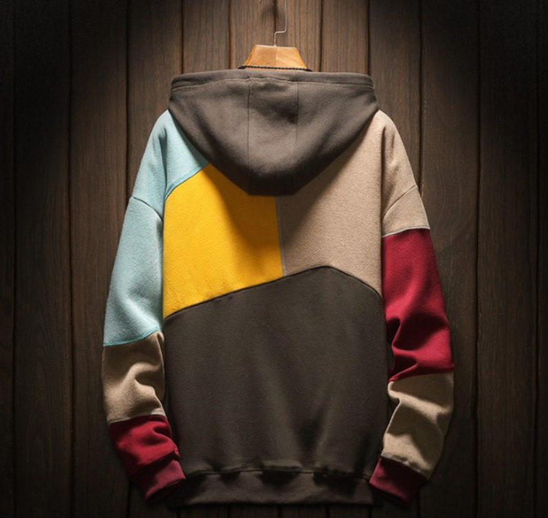 Sweat à capuche oversize streetwear d’hiver pour homme | Graphique