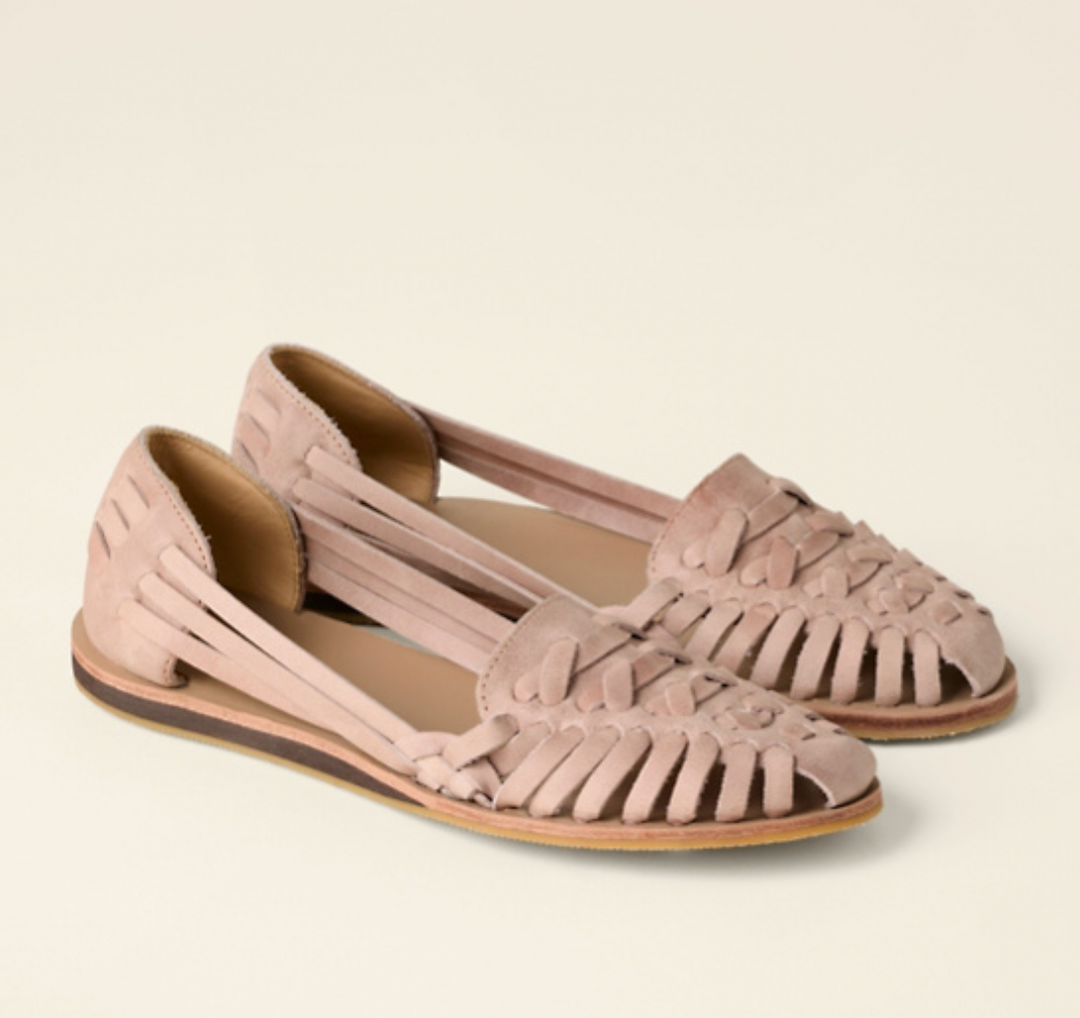 Women’s Flat Woven Sandals | Closed Toe
