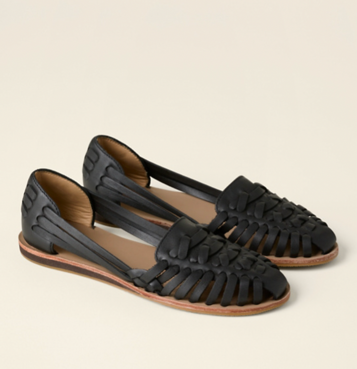 Women’s Flat Woven Sandals | Closed Toe