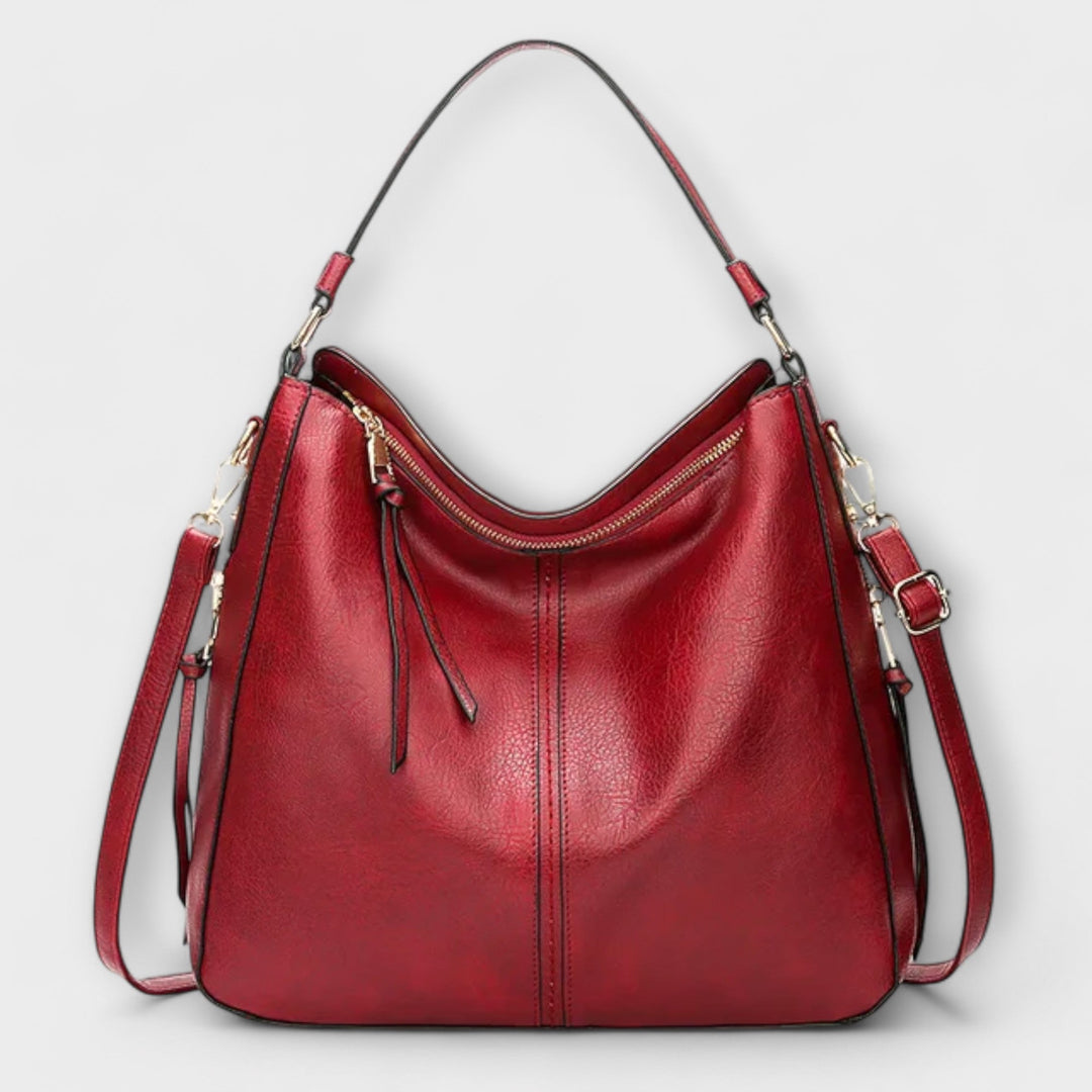 Women's Multi Zip Shoulder Bag | Large