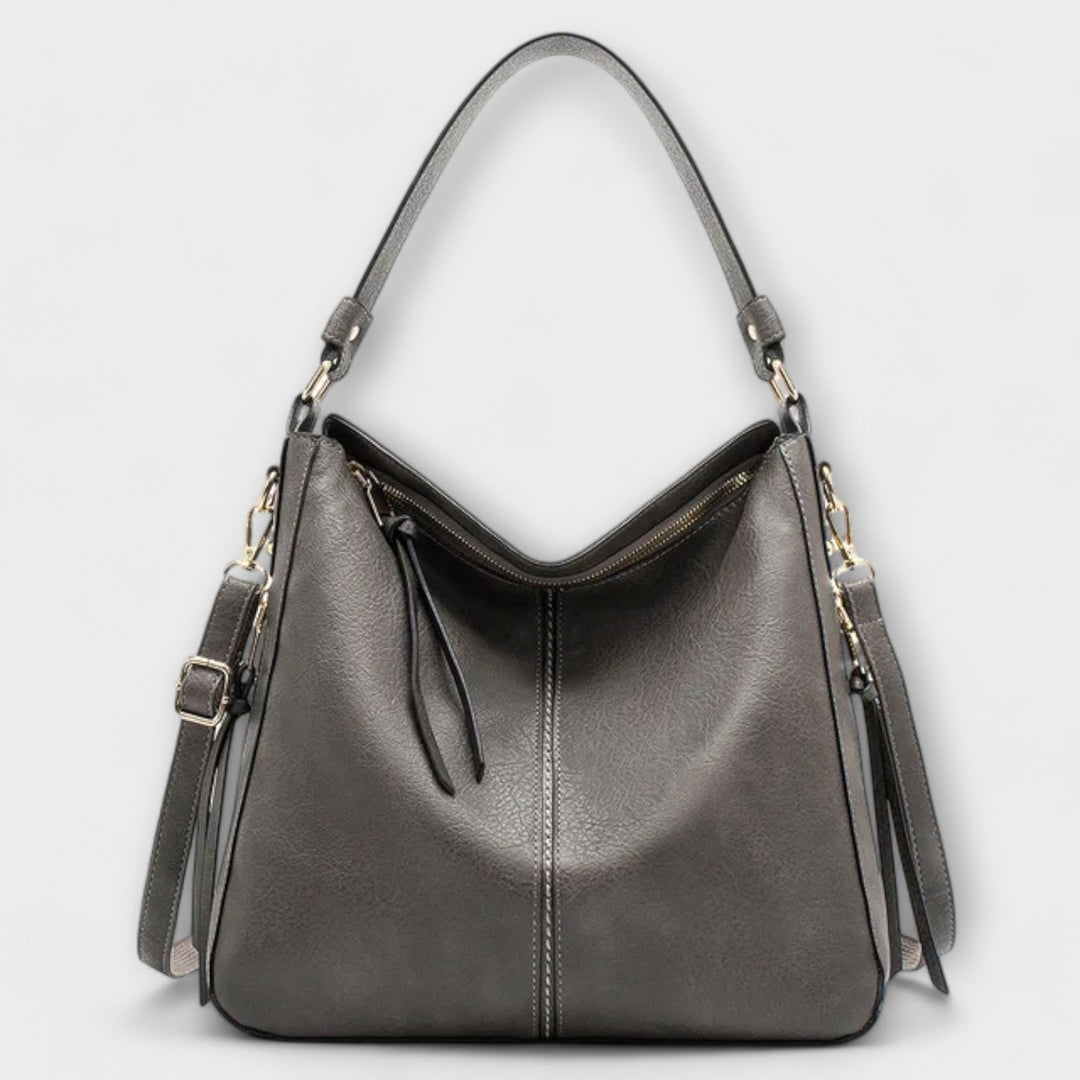 Women's Multi Zip Shoulder Bag | Large