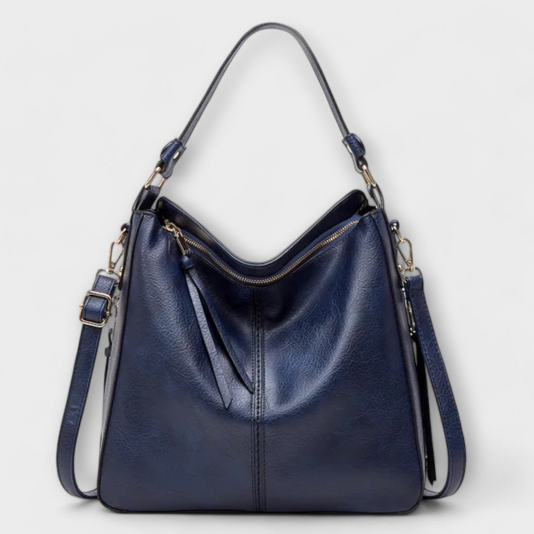 Women's Multi Zip Shoulder Bag | Large
