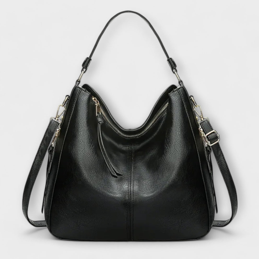 Women's Multi Zip Shoulder Bag | Large