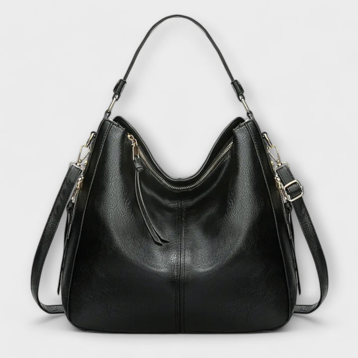 Women's Multi Zip Shoulder Bag | Large
