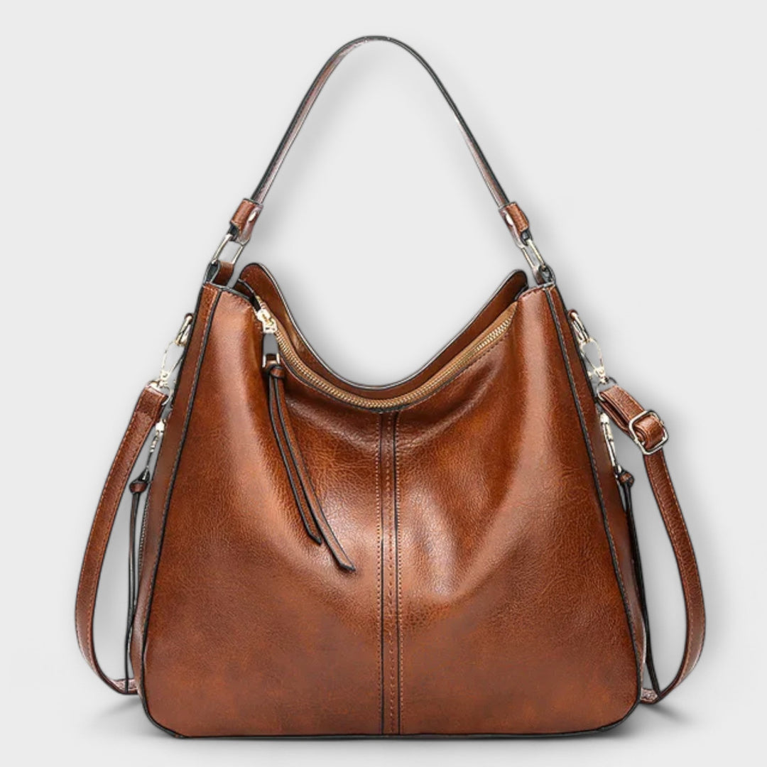 Women's Multi Zip Shoulder Bag | Large