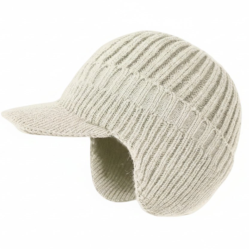 Bonnet d’hiver tricoté unisexe | côtelé