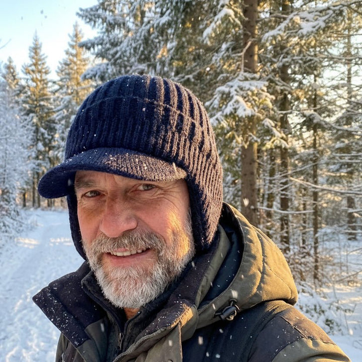 Bonnet d’hiver tricoté unisexe | côtelé