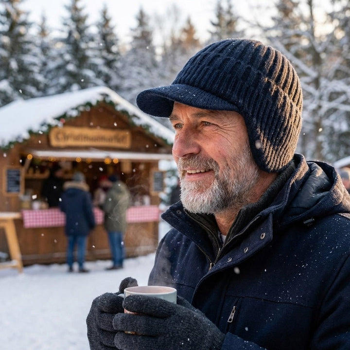 Bonnet d’hiver tricoté unisexe | côtelé