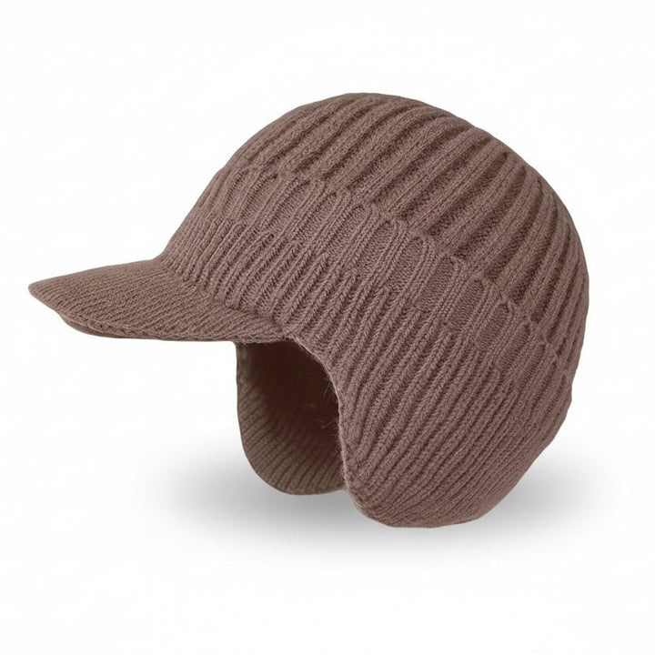 Bonnet d’hiver tricoté unisexe | côtelé