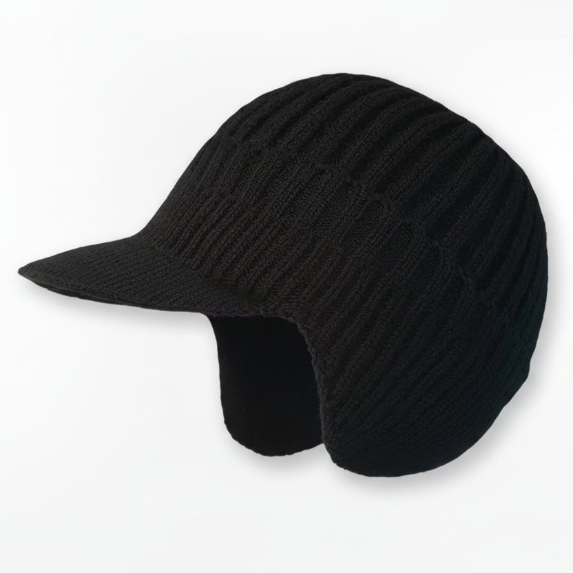 Bonnet d’hiver tricoté unisexe | côtelé