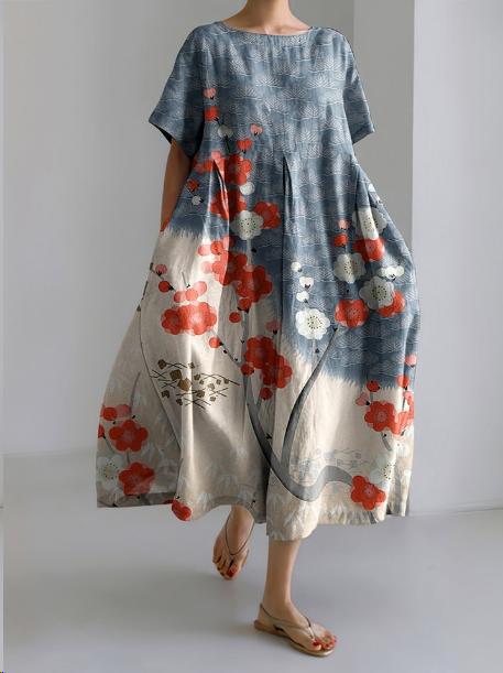 Women's Floral Flowy Dress | Midi