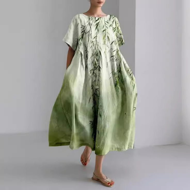 Women's Floral Flowy Dress | Midi