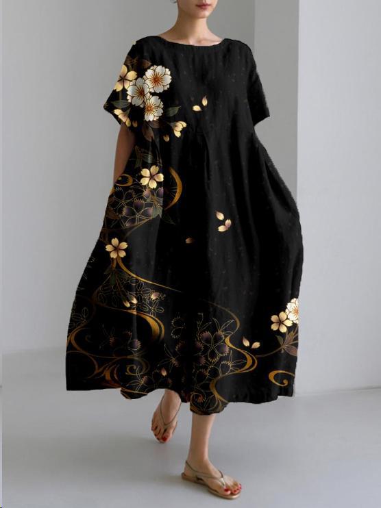 Women's Floral Flowy Dress | Midi
