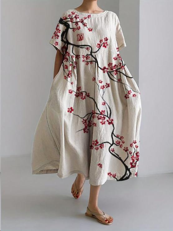 Women's Floral Flowy Dress | Midi