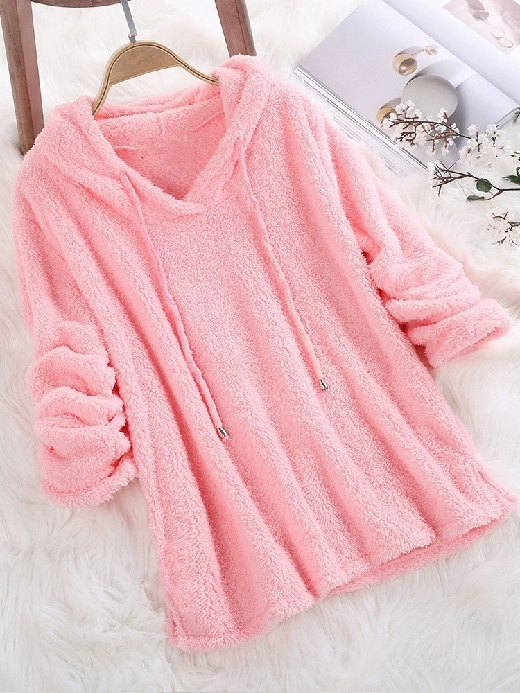 Women's Winter knitted Hoodie | Longline
