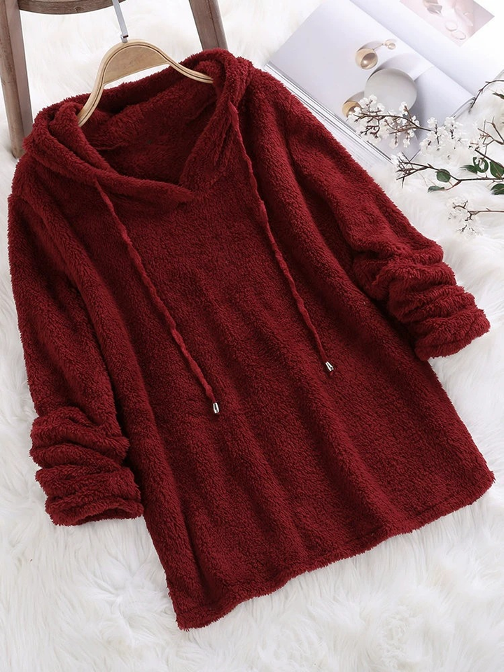 Women's Winter knitted Hoodie | Longline