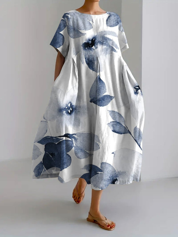 Women's Floral Flowy Dress | Midi