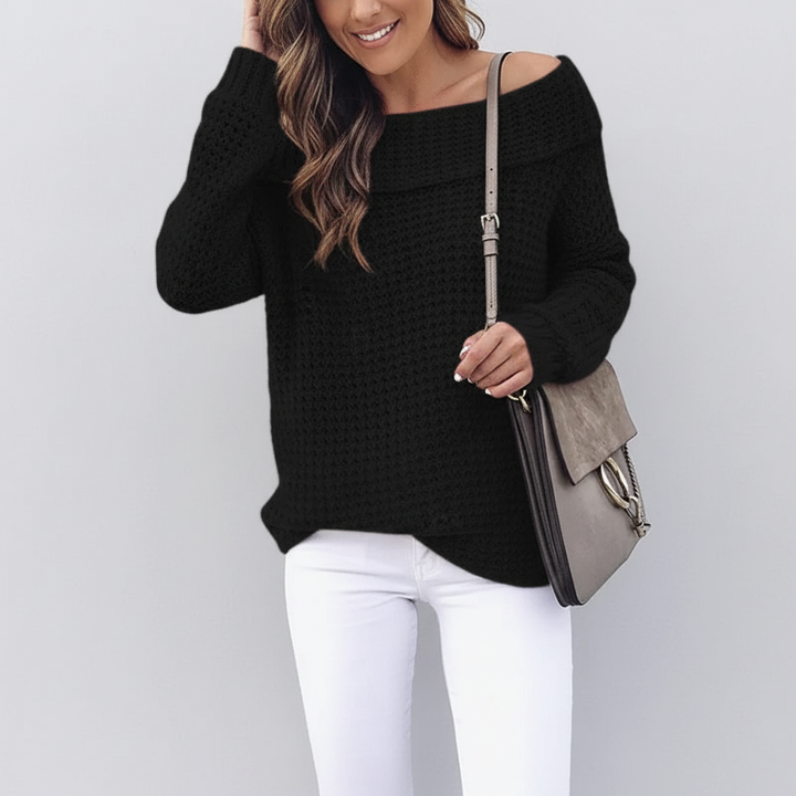 Women’s Knit Off Shoulder Jumper | Long Sleeve