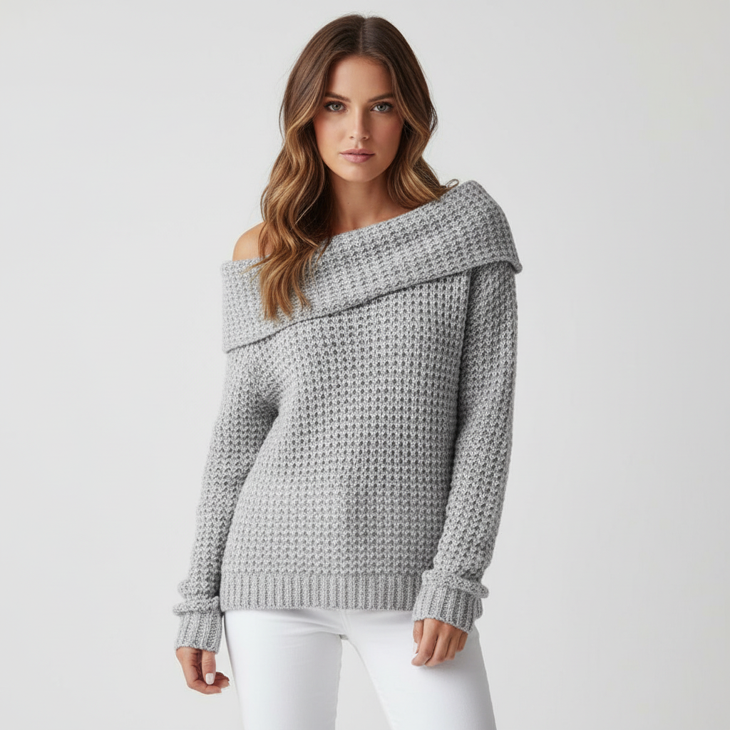 Women’s Knit Off Shoulder Jumper | Long Sleeve