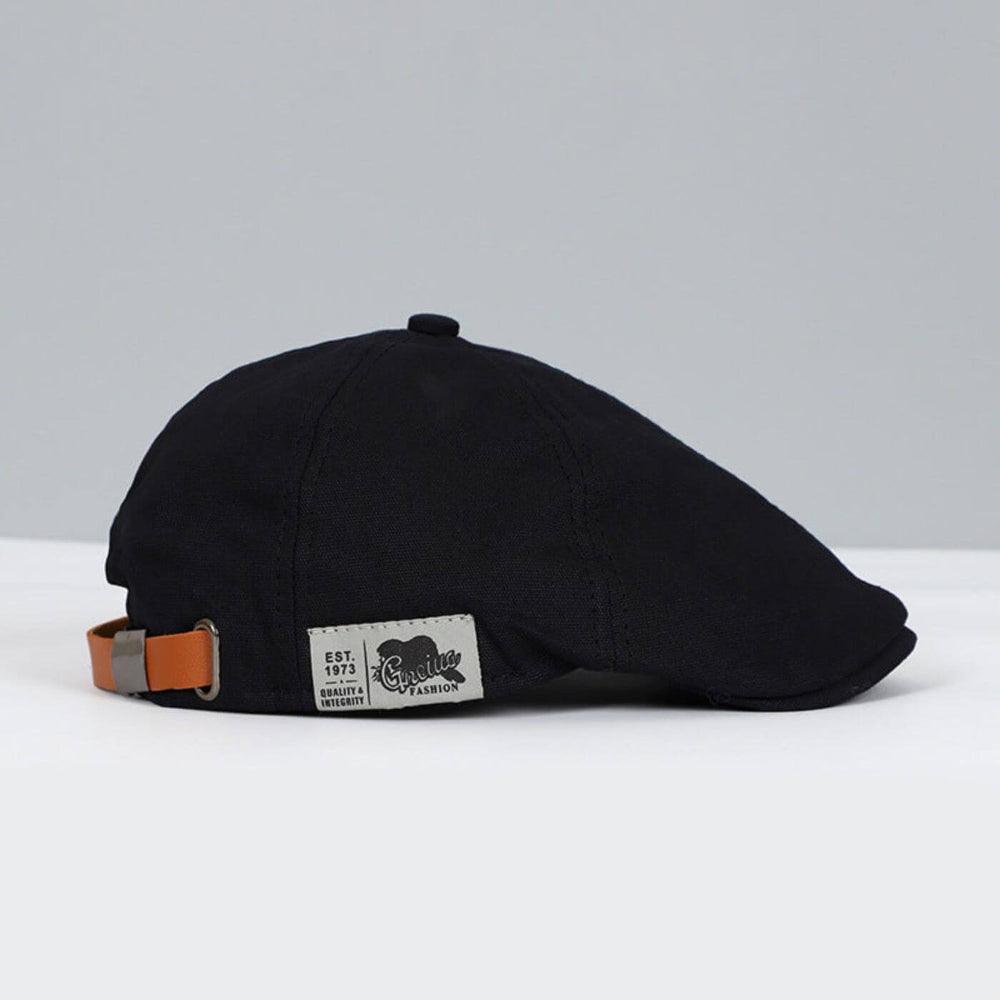 Casquette plate gavroche pour homme à boucle | Ajustable