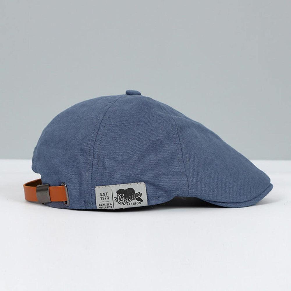 Casquette plate gavroche pour homme à boucle | Ajustable