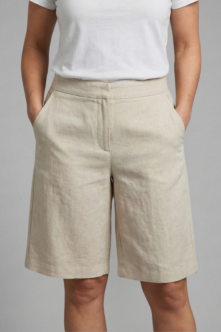 Women’s High Waisted Tailored Summer Shorts | Relaxed Fit