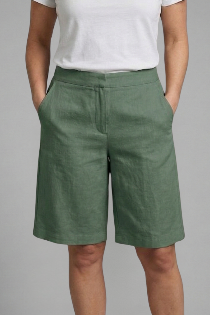Women’s High Waisted Tailored Summer Shorts | Relaxed Fit