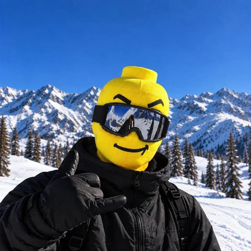 Unisex Knitted Funny Face Balaclava Ski Mask | Winter