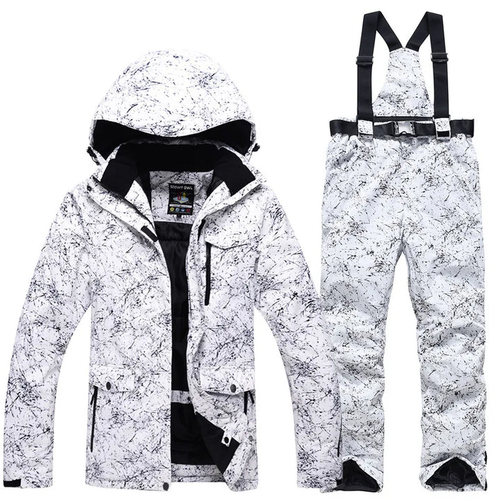 Ensemble de ski d’hiver pour homme avec veste et pantalon | neige