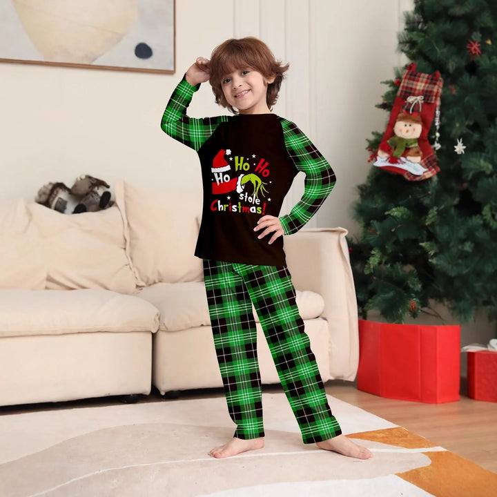 Ensemble de pyjamas de Noël assortis pour toute la famille, à manches longues | Hiver