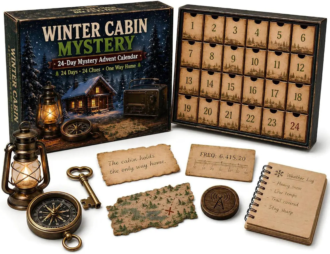 Escape Room Advent Calendar With Mystery Puzzles | Christmas