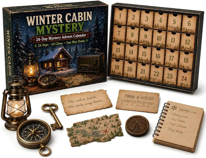 Escape Room Advent Calendar With Mystery Puzzles | Christmas
