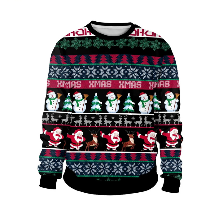 Men's Long Sleeve Winter Christmas Sweater | Printed