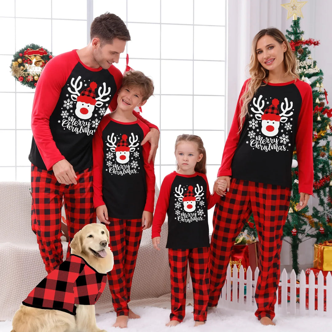 Family Matching Printed Pajamas Set | Christmas