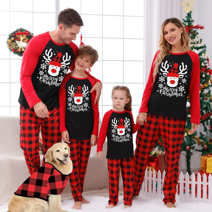 Family Matching Printed Pajamas Set | Christmas